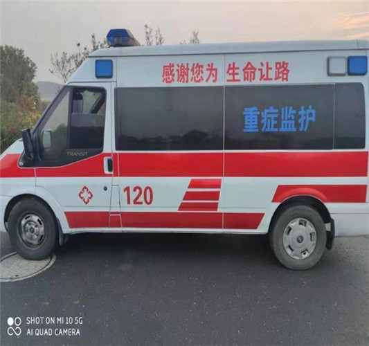 鹤山救护车出租服务案例3